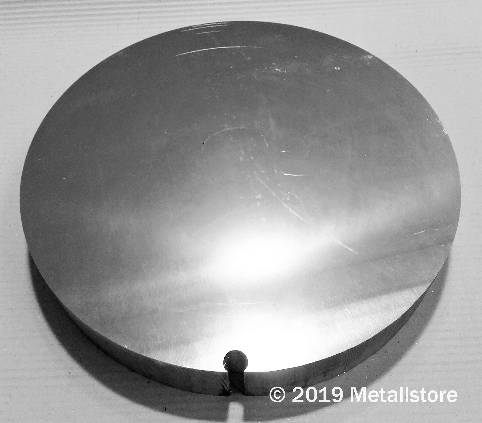 1 Aluminium-Scheibe aus ALMGSI1 AW-6082 Durchmesser Rund 125 mm Länge 25 mm