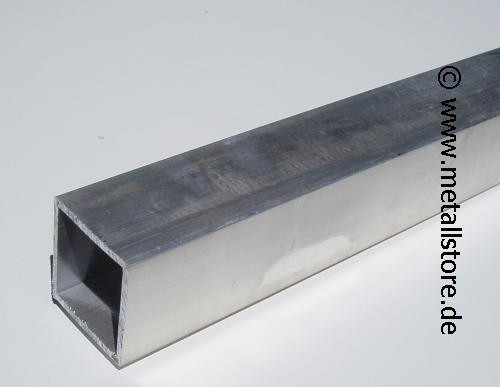 100x100x10 mm Aluminium Vierkantrohr AlMgSi