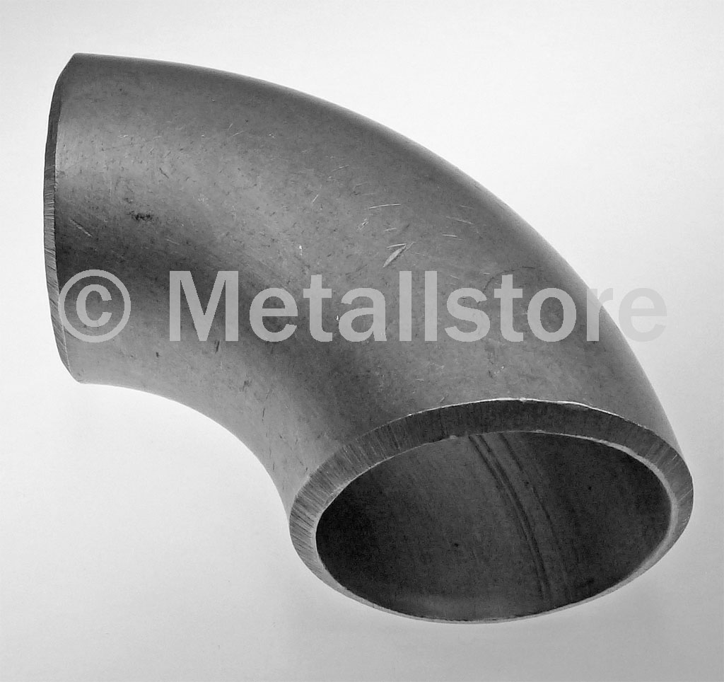 Aluminiumrohr 90° 60x3 Mm, Langer Radius | 90°, Langer Radius